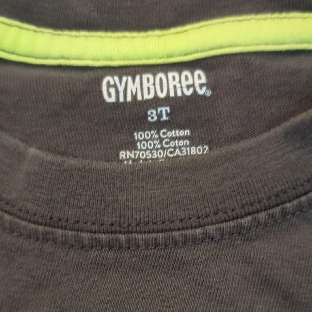 Gymboree Dark Gray Tee with Race Car
